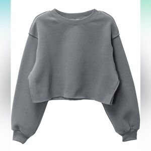 Cropped Crewneck Sweatshirt